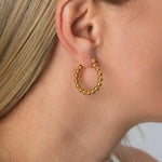 Aurelia Bead Hoops