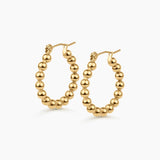 Aurelia Bead Hoops