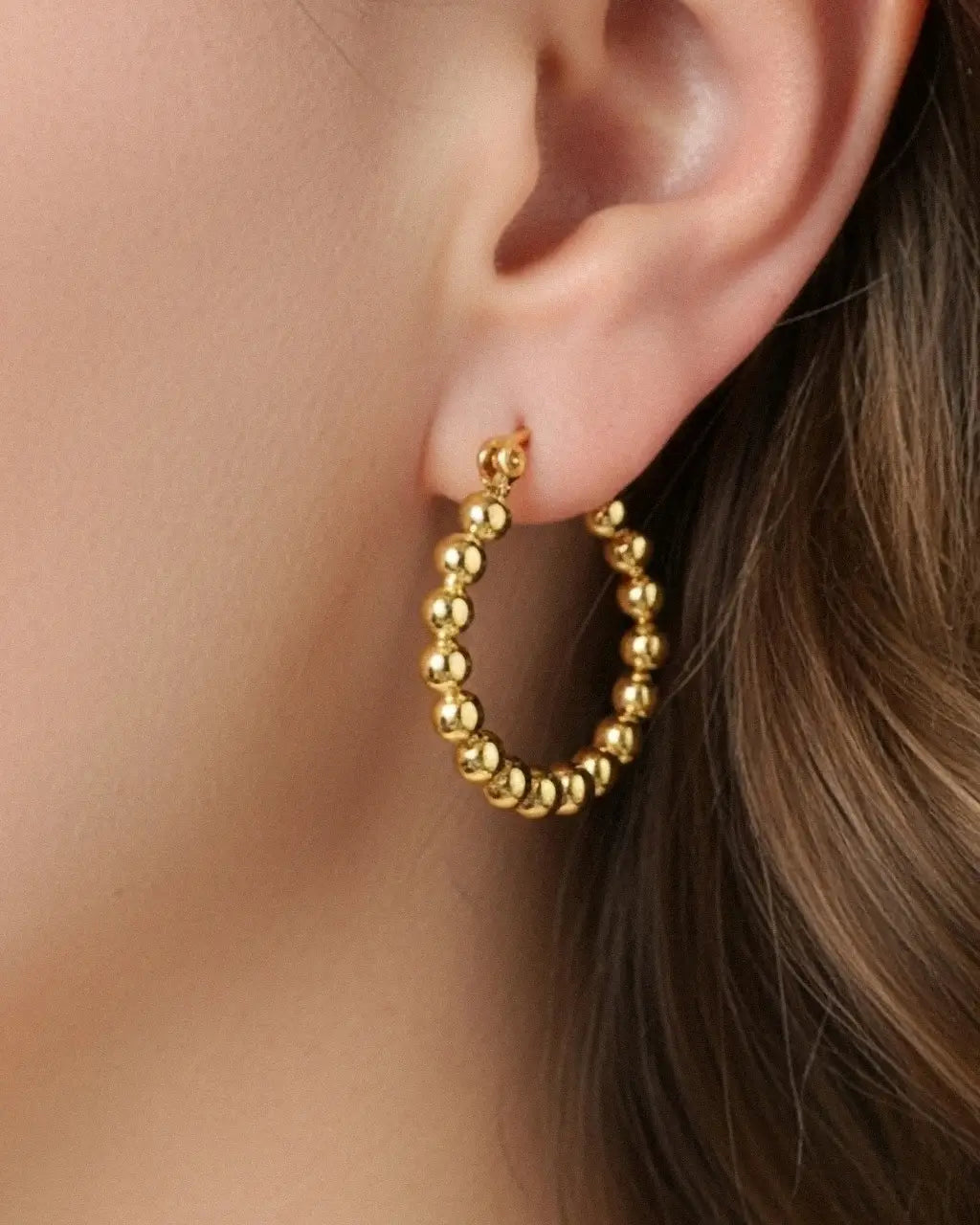 Aurelia Bead Hoops