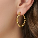 Aurelia Bead Hoops