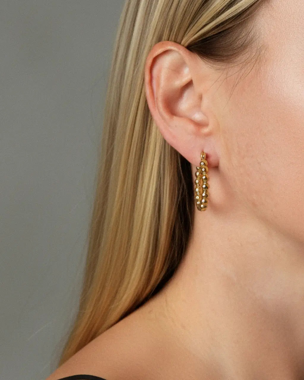 Aurelia Bead Hoops