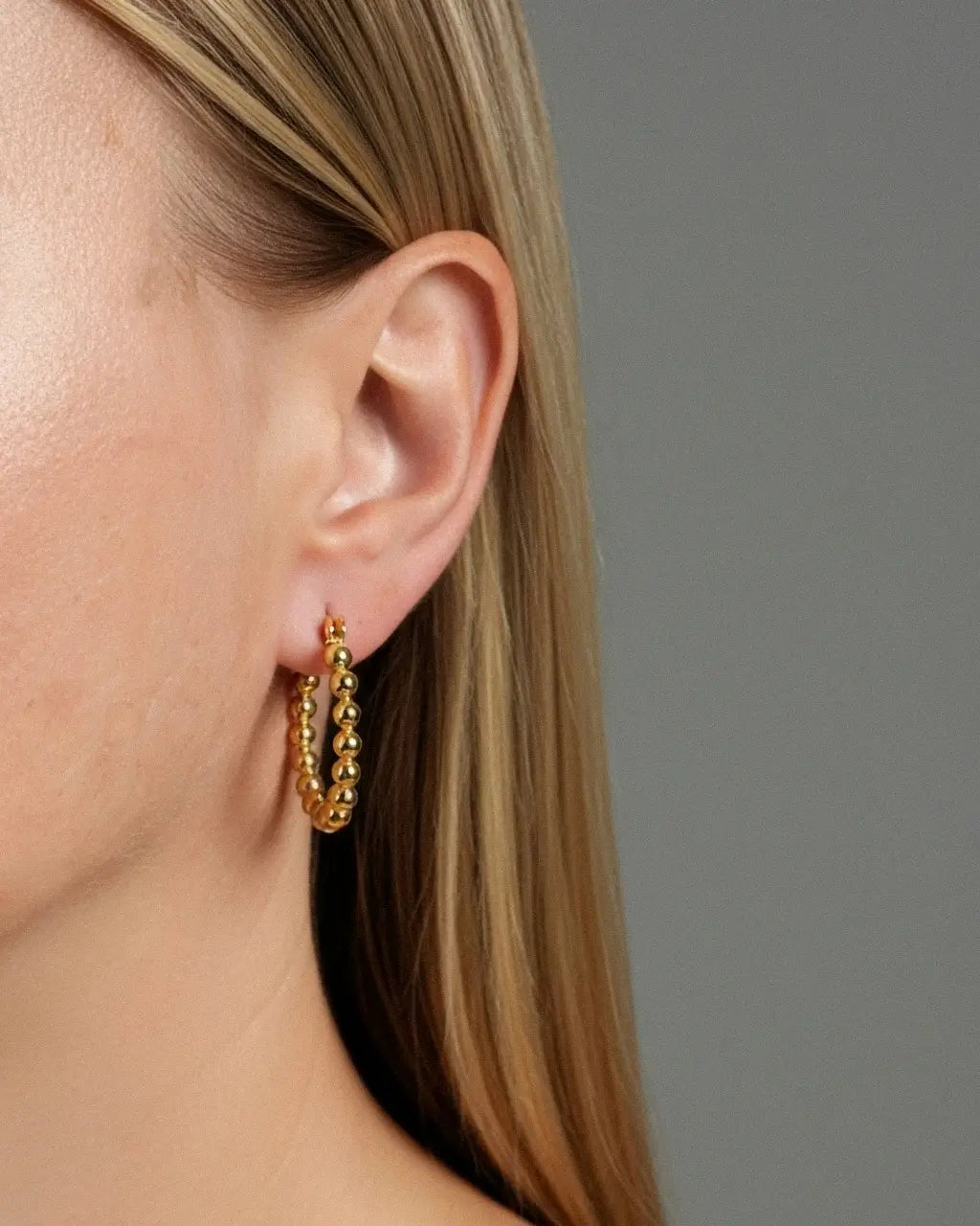 Aurelia Bead Hoops