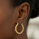 Aurelia Bead Hoops