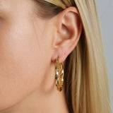 Twisted Hoop Earrings