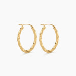 Twisted Hoop Earrings
