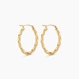 Twisted Hoop Earrings