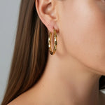 Twisted Hoop Earrings