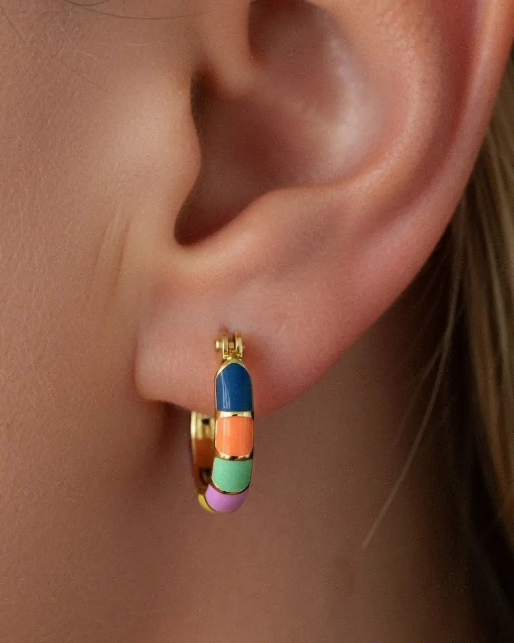 Sunveil Mosaic Hoops
