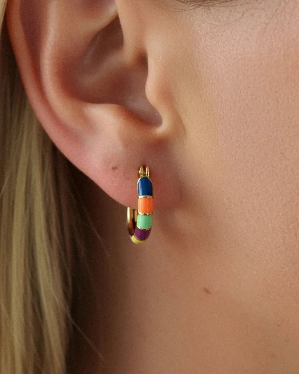 Sunveil Mosaic Hoops