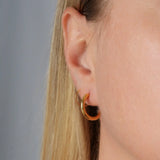 Rebel Cross Loop Earrings