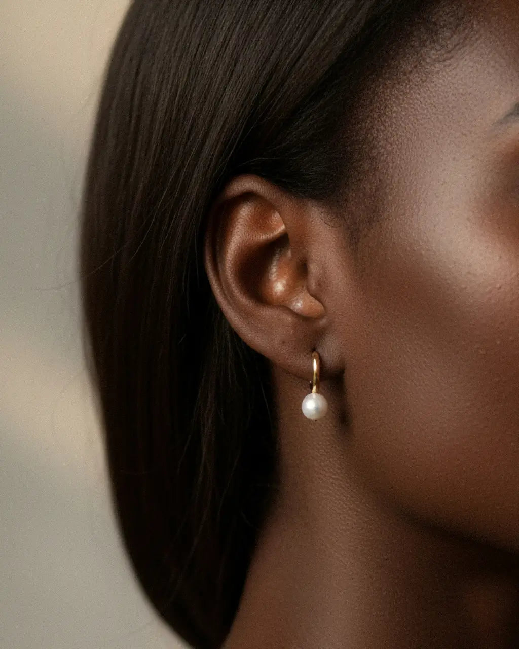 Timeless Petal Pearl Hoops