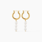 Selene Pearl Hoops