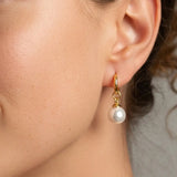 Keepsake Bloom Pearl Hoops