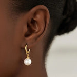 Keepsake Bloom Pearl Hoops