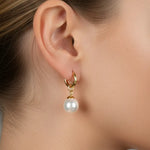 Keepsake Bloom Pearl Hoops
