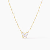 Lunara Butterfly Charm Necklace