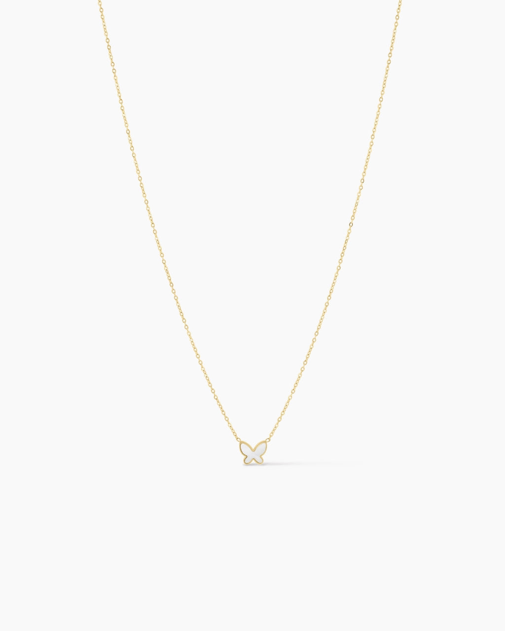 Lunara Butterfly Charm Necklace
