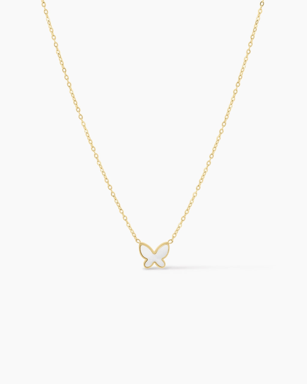 Lunara Butterfly Charm Necklace