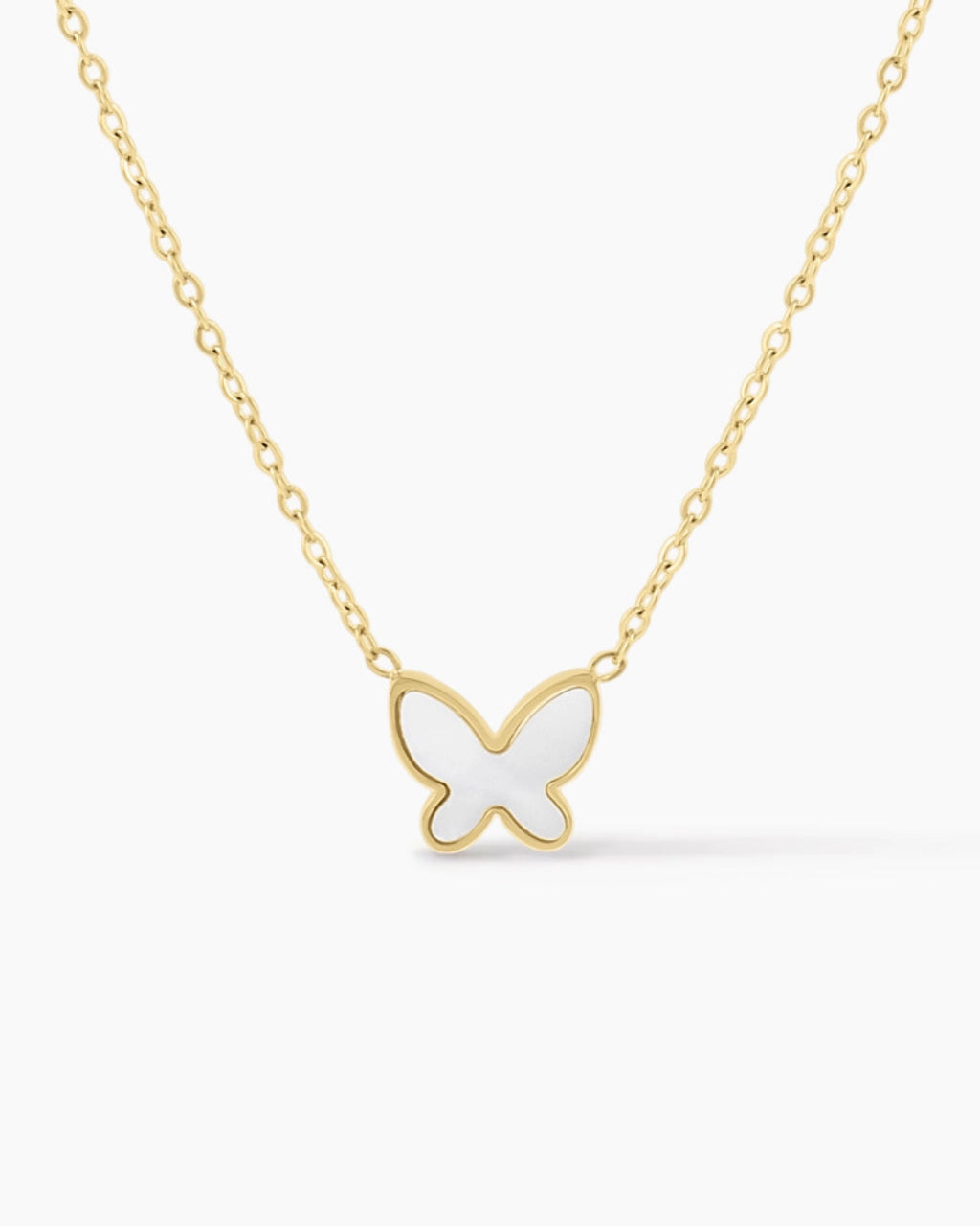 Lunara Butterfly Charm Necklace