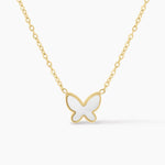 Lunara Butterfly Charm Necklace
