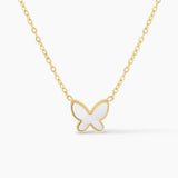 Lunara Butterfly Charm Necklace