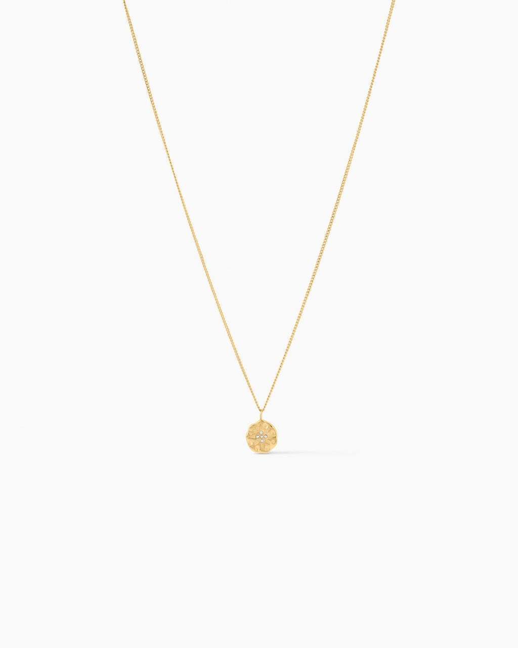 Sunburst Coin Necklace
