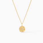 Sunburst Coin Necklace