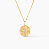 Sunburst Coin Necklace