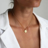 Sunburst Coin Necklace