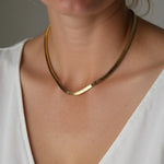 Cassia Herringbone Necklace