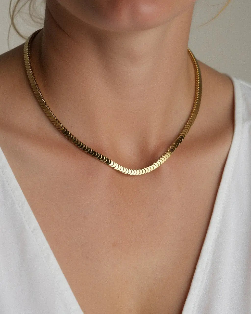 Cassia Herringbone Necklace