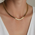 Cassia Herringbone Necklace