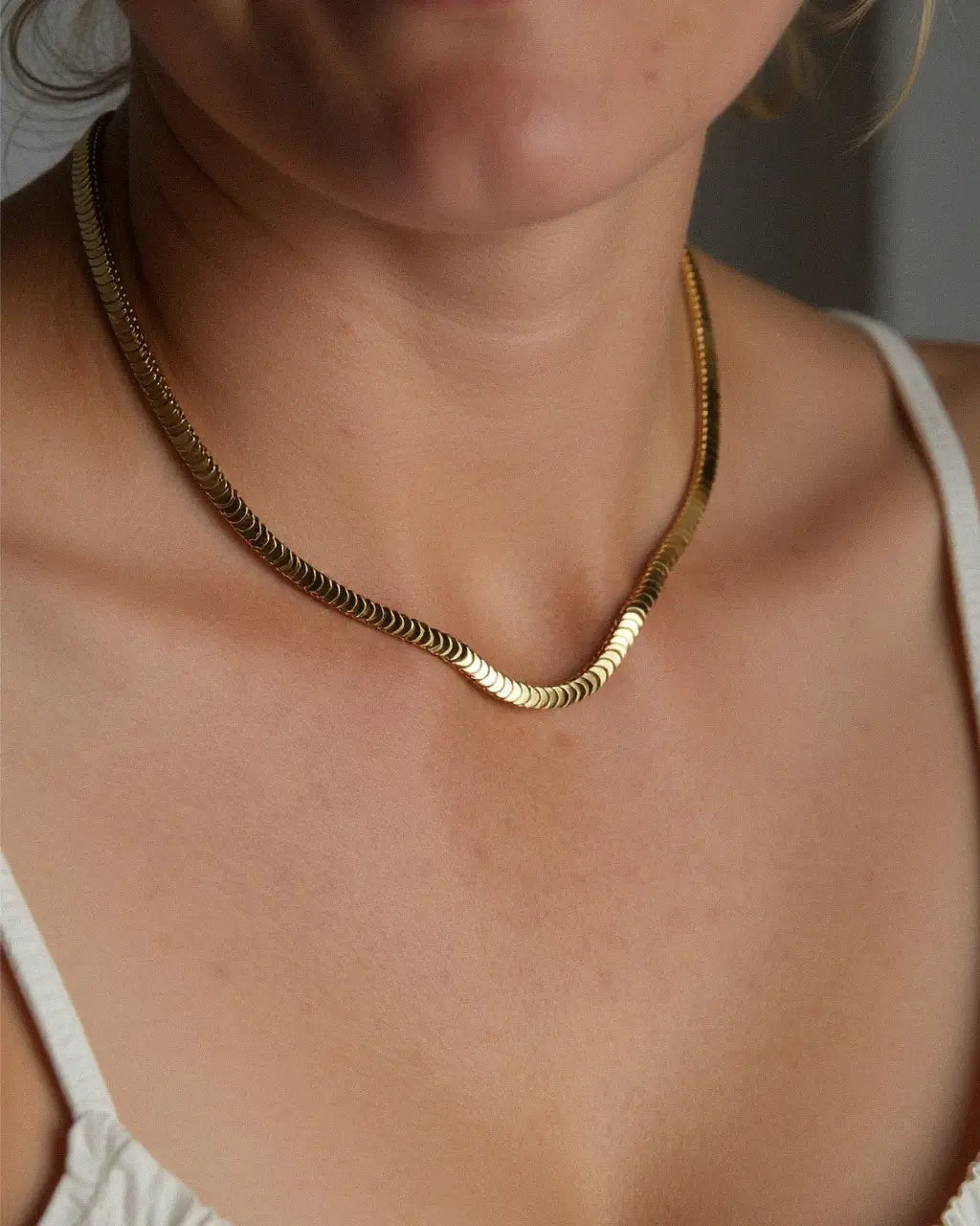 Cassia Herringbone Necklace