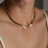 Cassia Herringbone Necklace