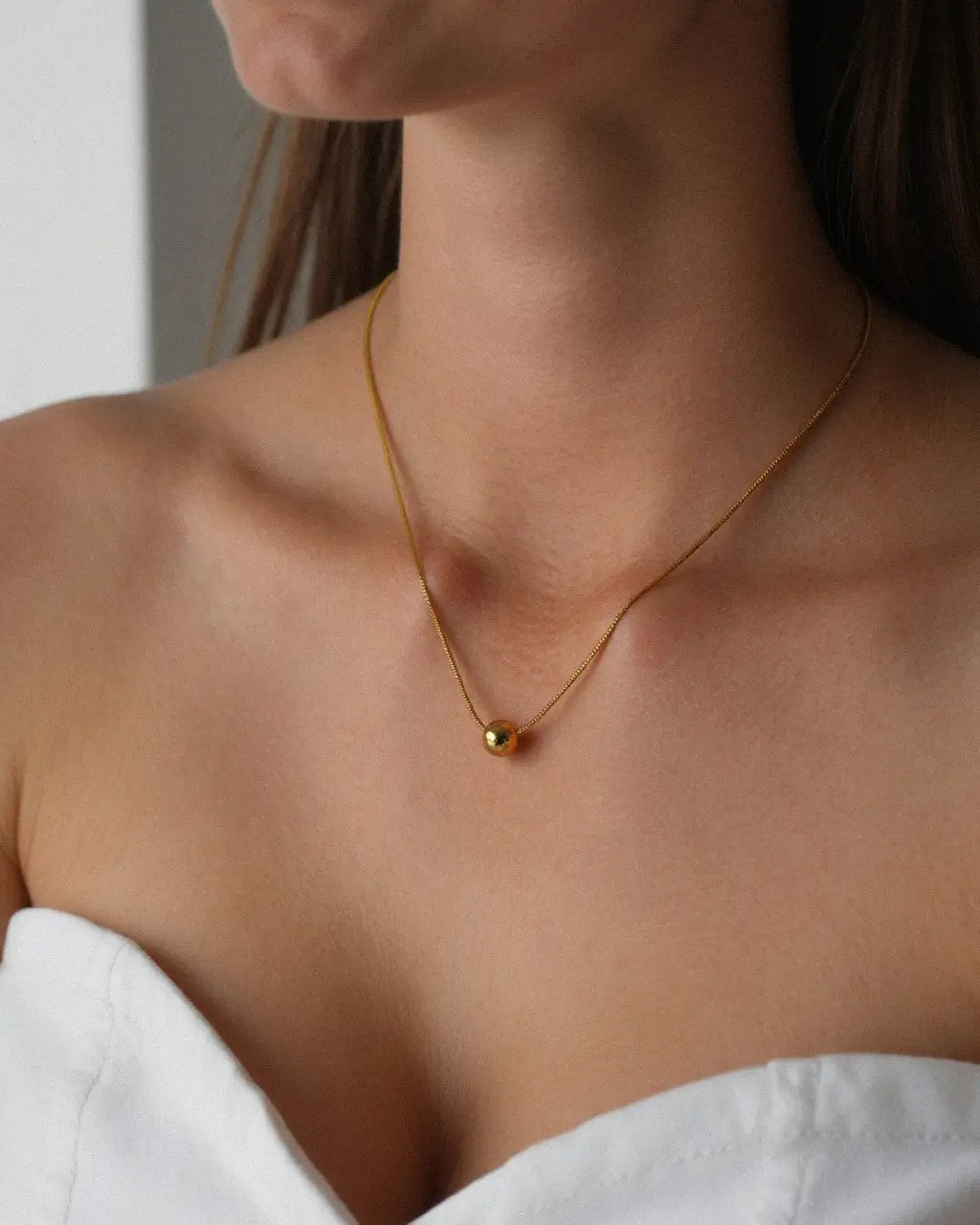 Luna Sphere Pendant Necklace