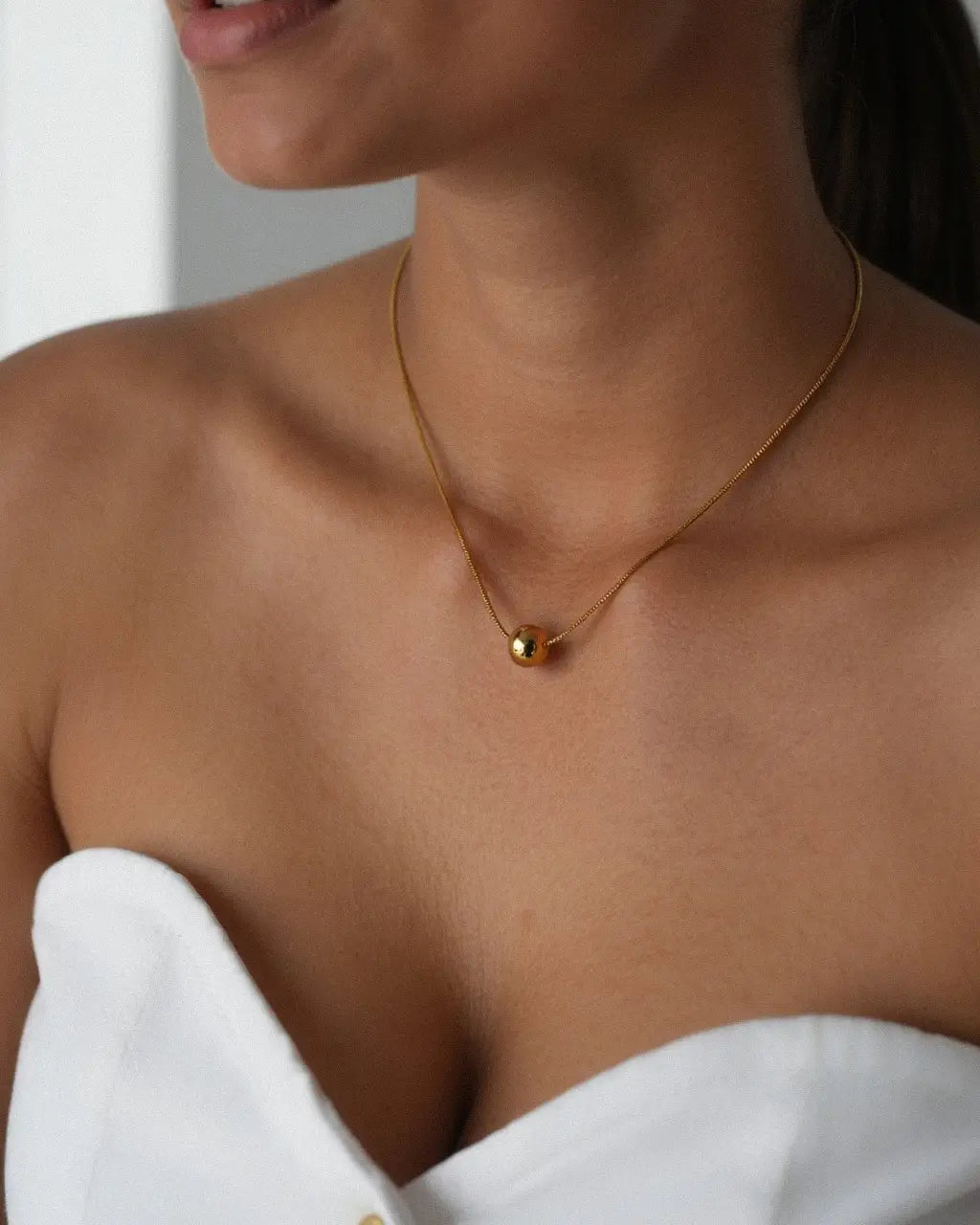 Luna Sphere Pendant Necklace
