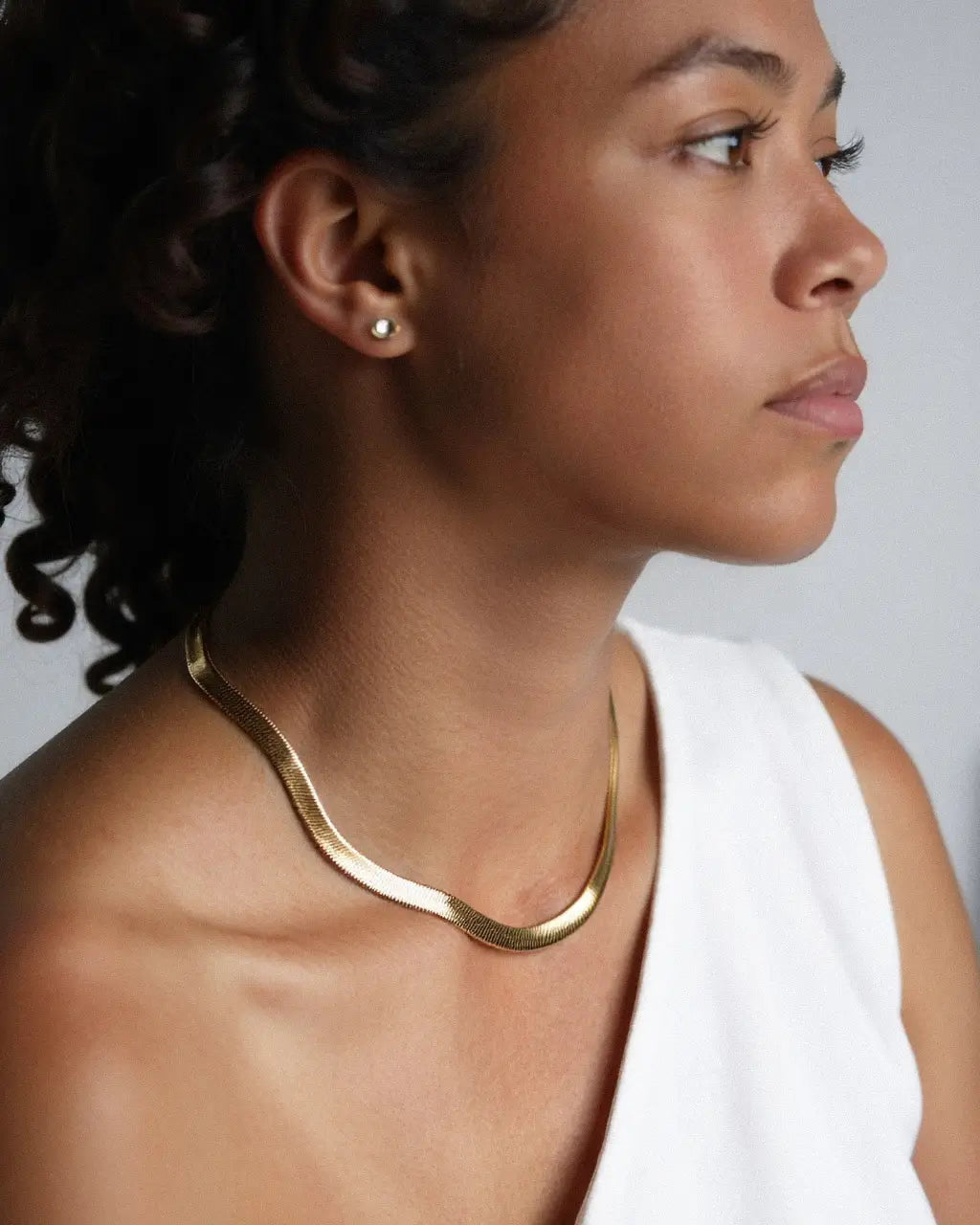 Estelle Herringbone Necklace