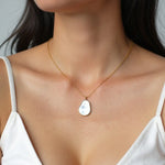 Lyra Irregular Pendant Necklace