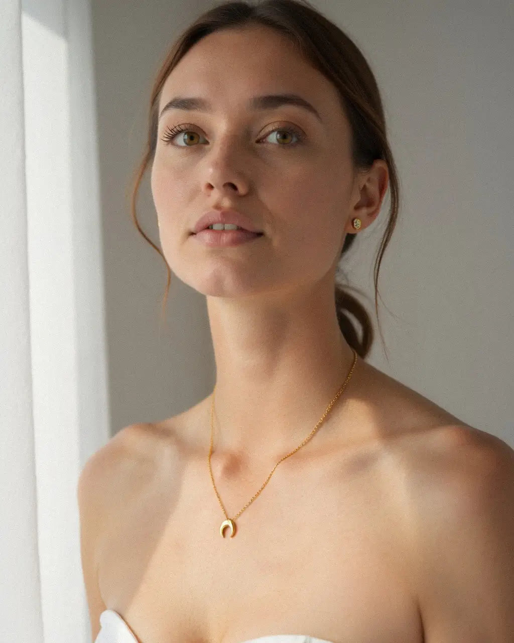 Selene Crescent Necklace