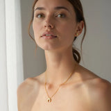 Selene Crescent Necklace
