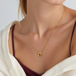 Selene Crescent Necklace
