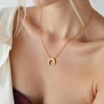 Selene Crescent Necklace