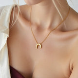 Selene Crescent Necklace