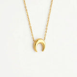 Selene Crescent Necklace