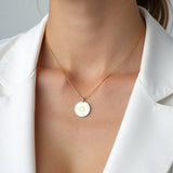 Solara Coin Pendant Necklace
