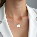 Solara Coin Pendant Necklace