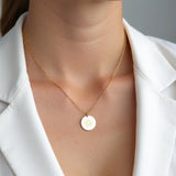 Solara Coin Pendant Necklace