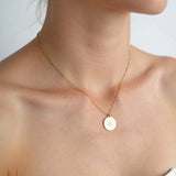 Solara Coin Pendant Necklace