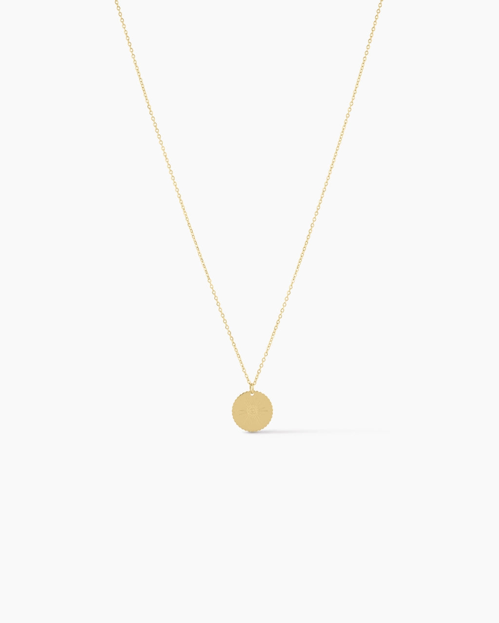 Solara Coin Pendant Necklace
