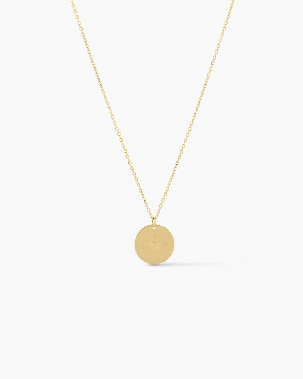 Solara Coin Pendant Necklace